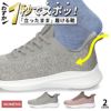 手を使わずに履ける 靴 レディース スニーカー ハンズフリー スリッポン 履きやすい 歩きやすい 軽量 ゴム紐 通勤 通学 楽すぽっ パレード Parade 51711