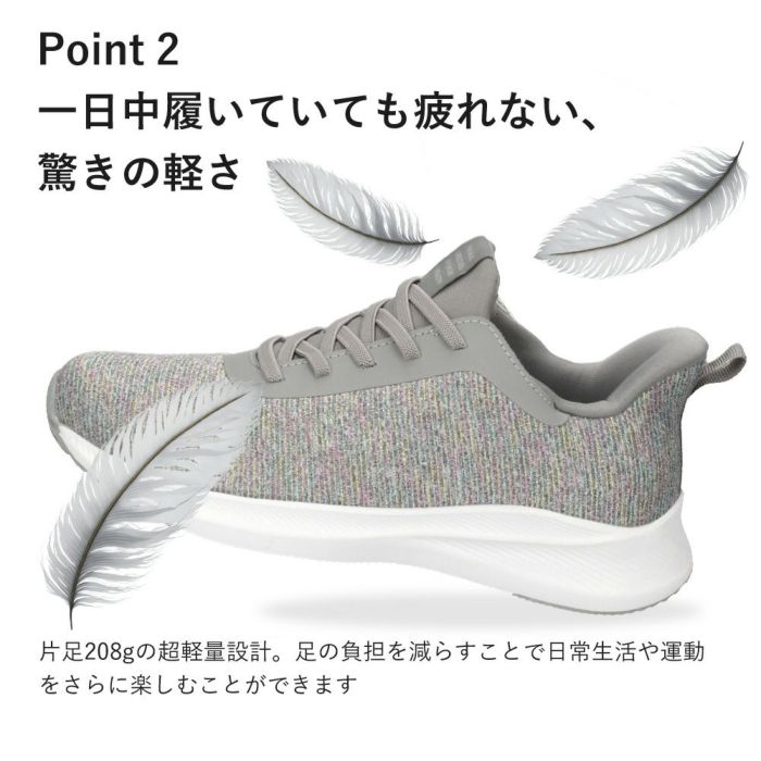 手を使わずに履ける 靴 レディース スニーカー ハンズフリー スリッポン 履きやすい 歩きやすい 軽量 ゴム紐 通勤 通学 楽すぽっ パレード Parade 51711