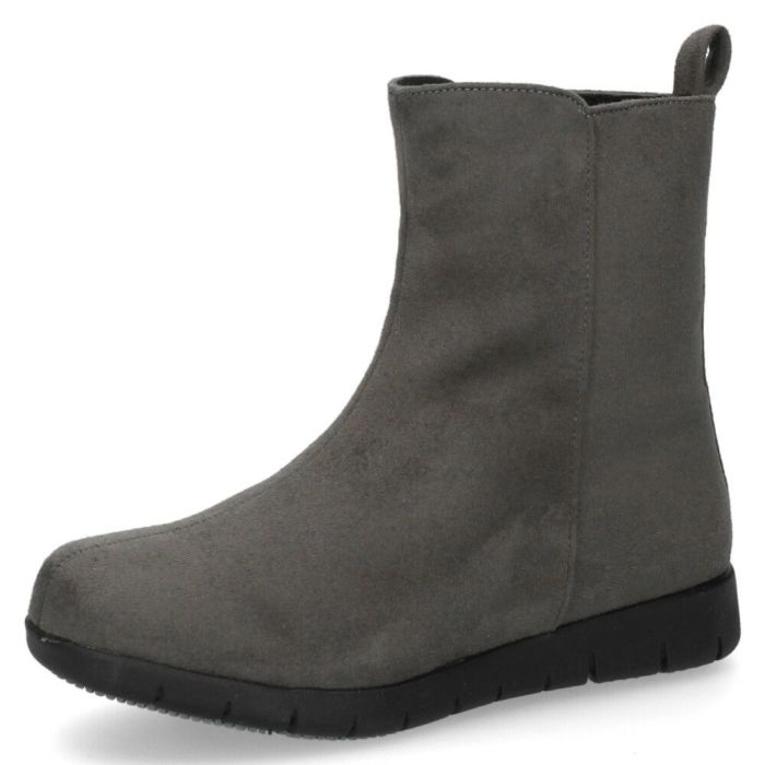 ショートブーツ レディース 歩きやすい 柔らかい ブーツ 防水 幅広 3E ゆったり 暖かい きれいめ 軽い 靴 黒 ブラック Parade パレード 52910