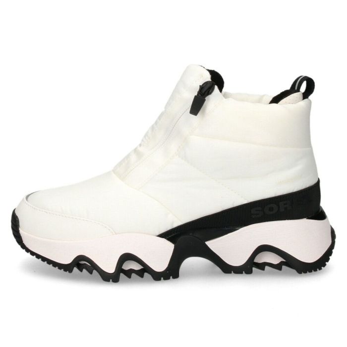 ソレル スノーブーツ レディース 防水 保温 防寒 サイドジップ キネティックインパクトパフィージップ ウォータープルーフ SOREL KINE P-ZIP WP NL5044 履きやすい 雪 冬 黒