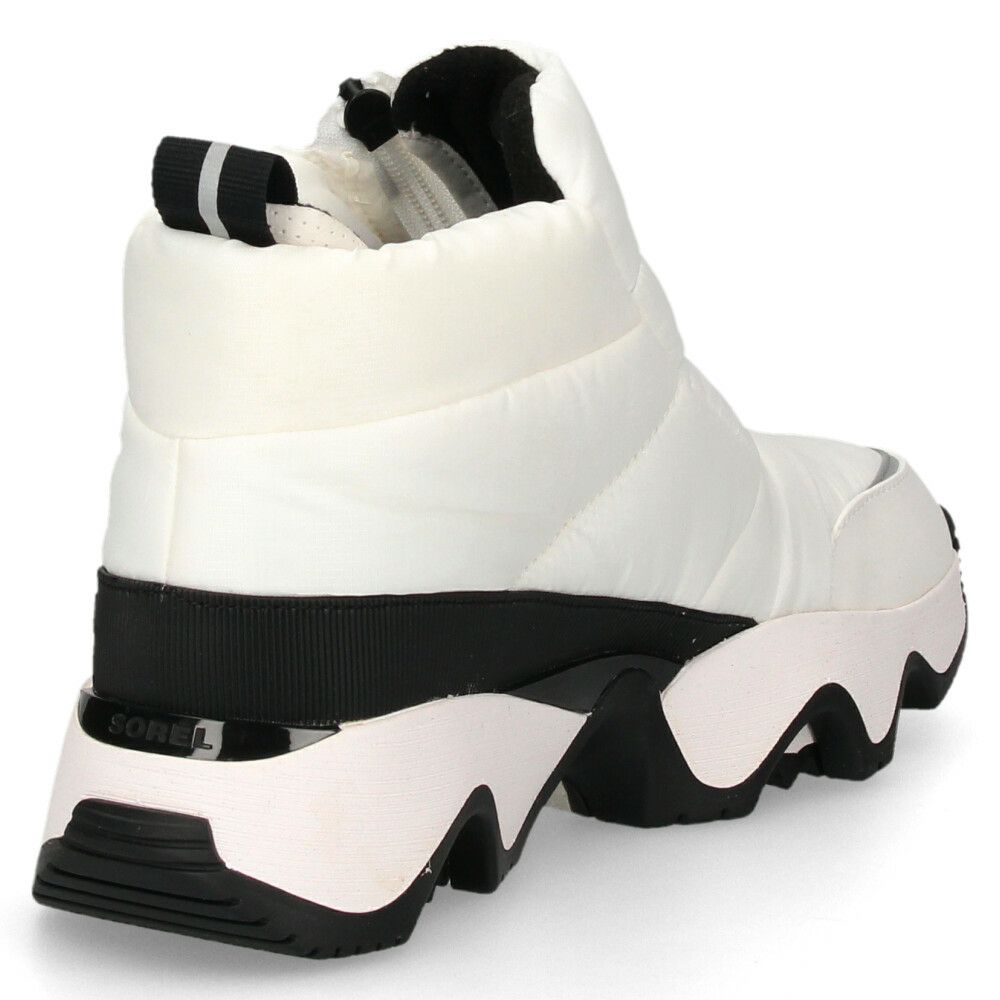 ソレル スノーブーツ レディース 防水 保温 防寒 サイドジップ キネティックインパクトパフィージップ ウォータープルーフ SOREL KINE P-ZIP WP NL5044 履きやすい 雪 冬 黒