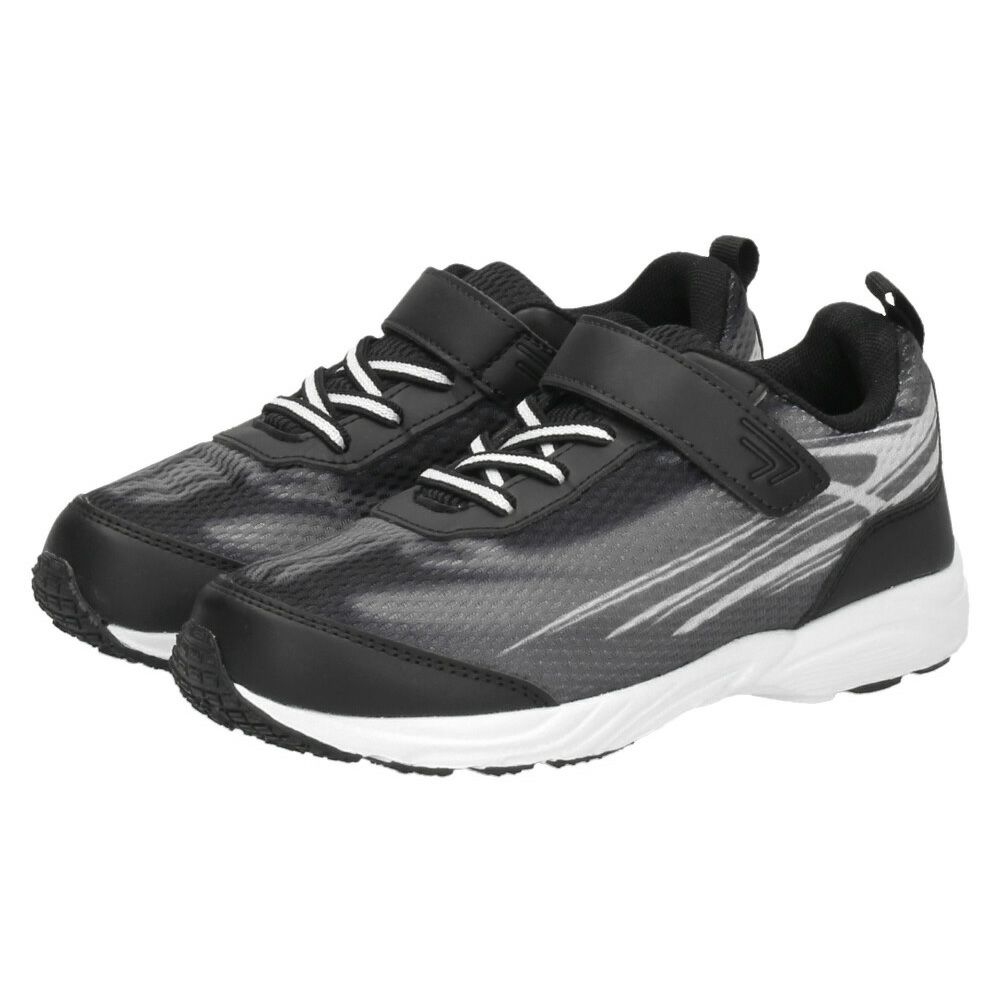 子供 キッズ スニーカー 男の子 女の子 3e 靴 運動靴 ランニング ベルクロ ゴム紐 幅広 EEE 黒 白 軽量 屈曲 内履き 外履き シューズ Parade 56202