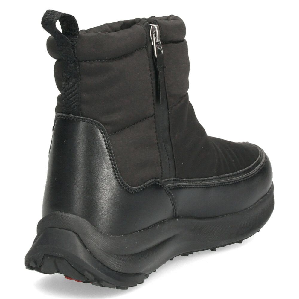 ブーツ レディース スノーブーツ ジップアップ 靴 ショートブーツ 保温 防水 撥水 防寒 防滑 冷え性 冬 黒 ブラック パレード 52912 Parade