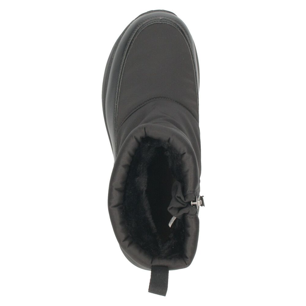 ブーツ レディース スノーブーツ ジップアップ 靴 ショートブーツ 保温 防水 撥水 防寒 防滑 冷え性 冬 黒 ブラック パレード 52912 Parade