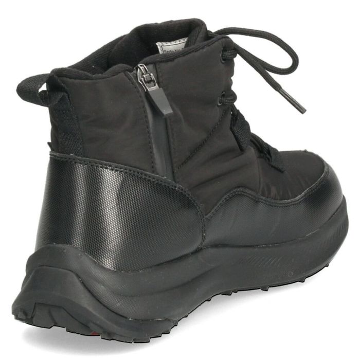 ブーツ レディース スノーブーツ サイドジップ 靴 ショートブーツ 保温 防水 撥水 防寒 防滑 黒 ブラック 冬 パレード  52913 Parade レースアップ