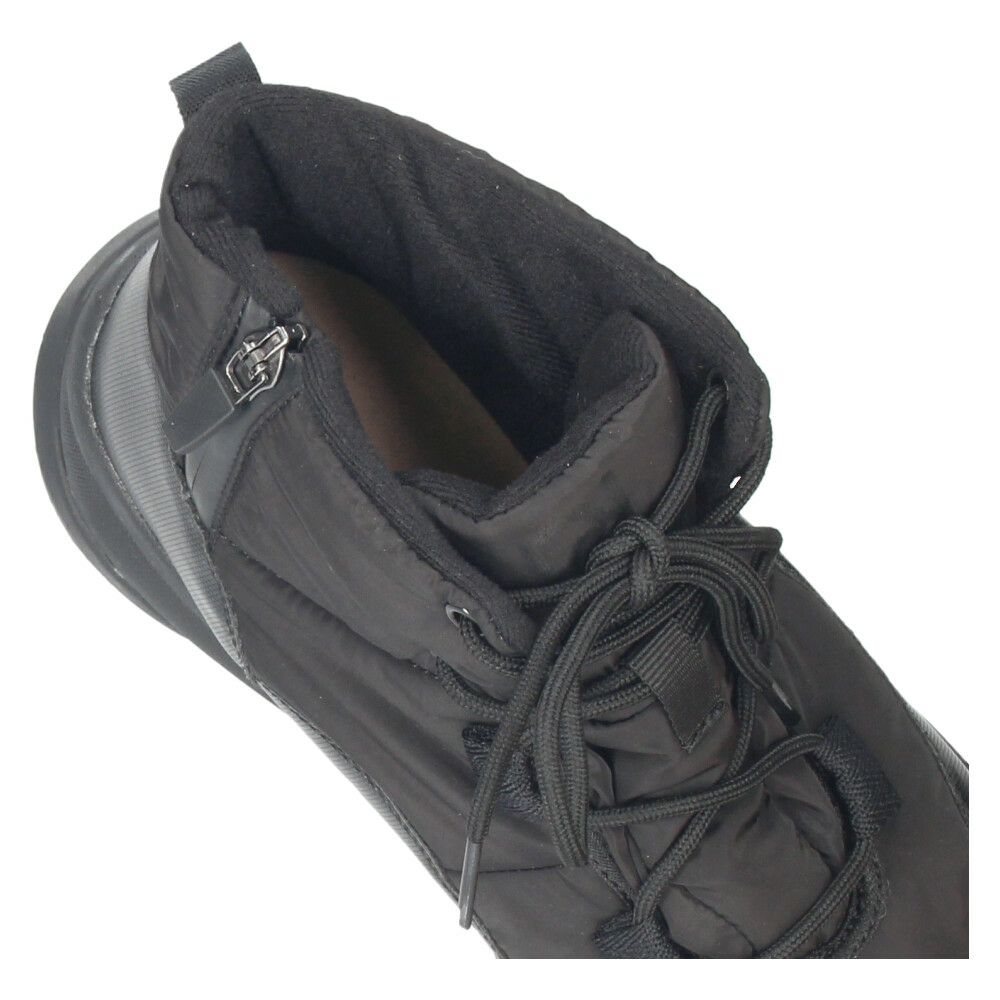 ブーツ レディース スノーブーツ サイドジップ 靴 ショートブーツ 保温 防水 撥水 防寒 防滑 黒 ブラック 冬 パレード  52913 Parade レースアップ