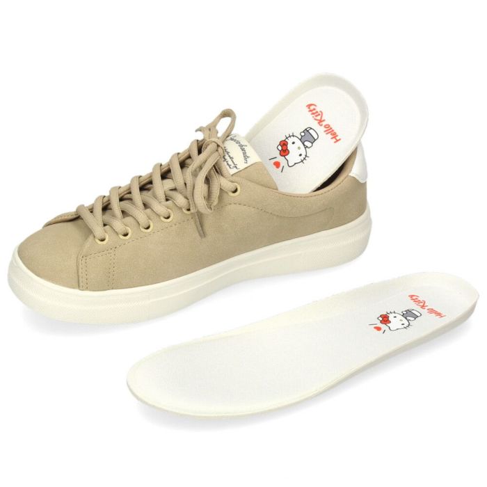 サンリオ スニーカー レディース 黒 軽量 ハローキティ マイメロディ シナモロール クロミ 通学 通勤 シューズ おしゃれ 靴 1502 サンリオキャラクターズ SANRIO CHARACTERS