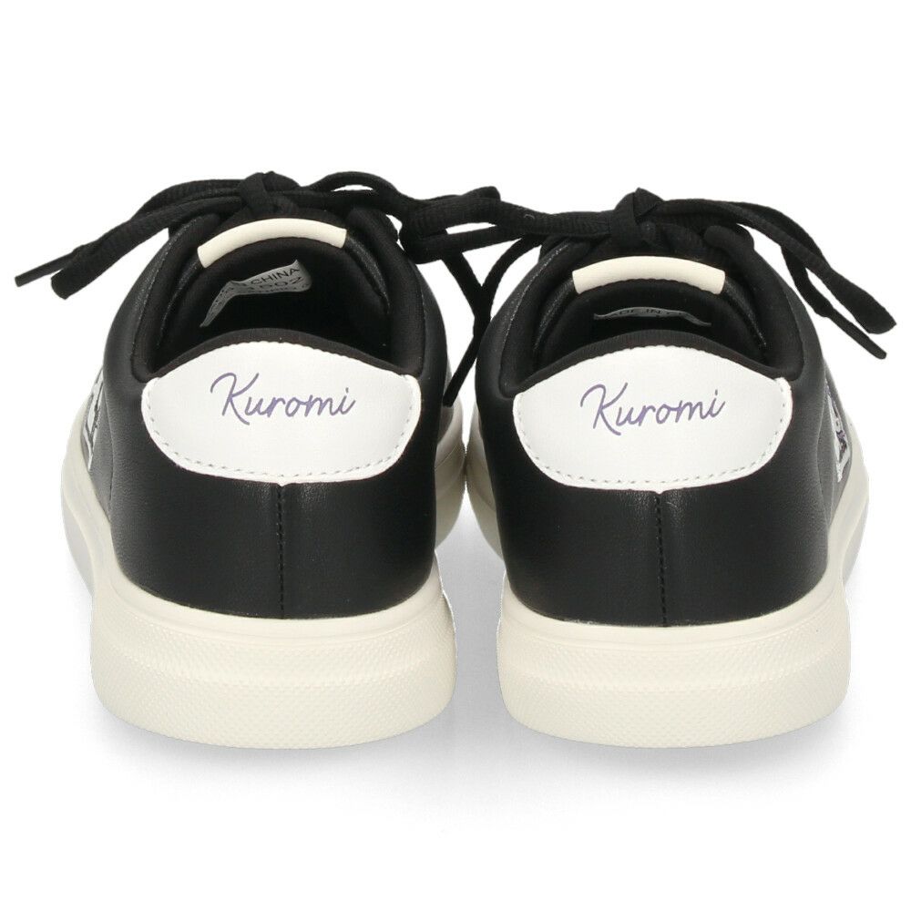 サンリオ スニーカー レディース 黒 軽量 ハローキティ マイメロディ シナモロール クロミ 通学 通勤 シューズ おしゃれ 靴 1502 サンリオキャラクターズ SANRIO CHARACTERS