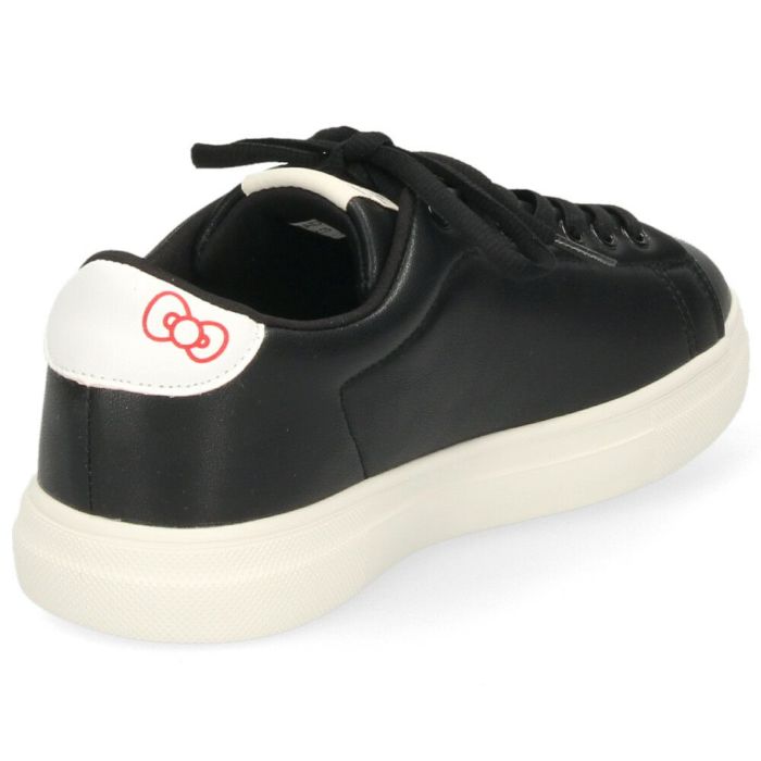 サンリオ スニーカー レディース 黒 白 軽量 ハローキティ マイメロディ シナモロール クロミ 通勤 通学 シューズ おしゃれ 靴 1501 サンリオキャラクターズ SANRIO CHARACTERS