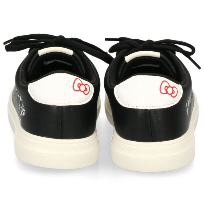 サンリオ スニーカー レディース 黒 白 軽量 ハローキティ マイメロディ シナモロール クロミ 通勤 通学 シューズ おしゃれ 靴 1501 サンリオキャラクターズ SANRIO CHARACTERS