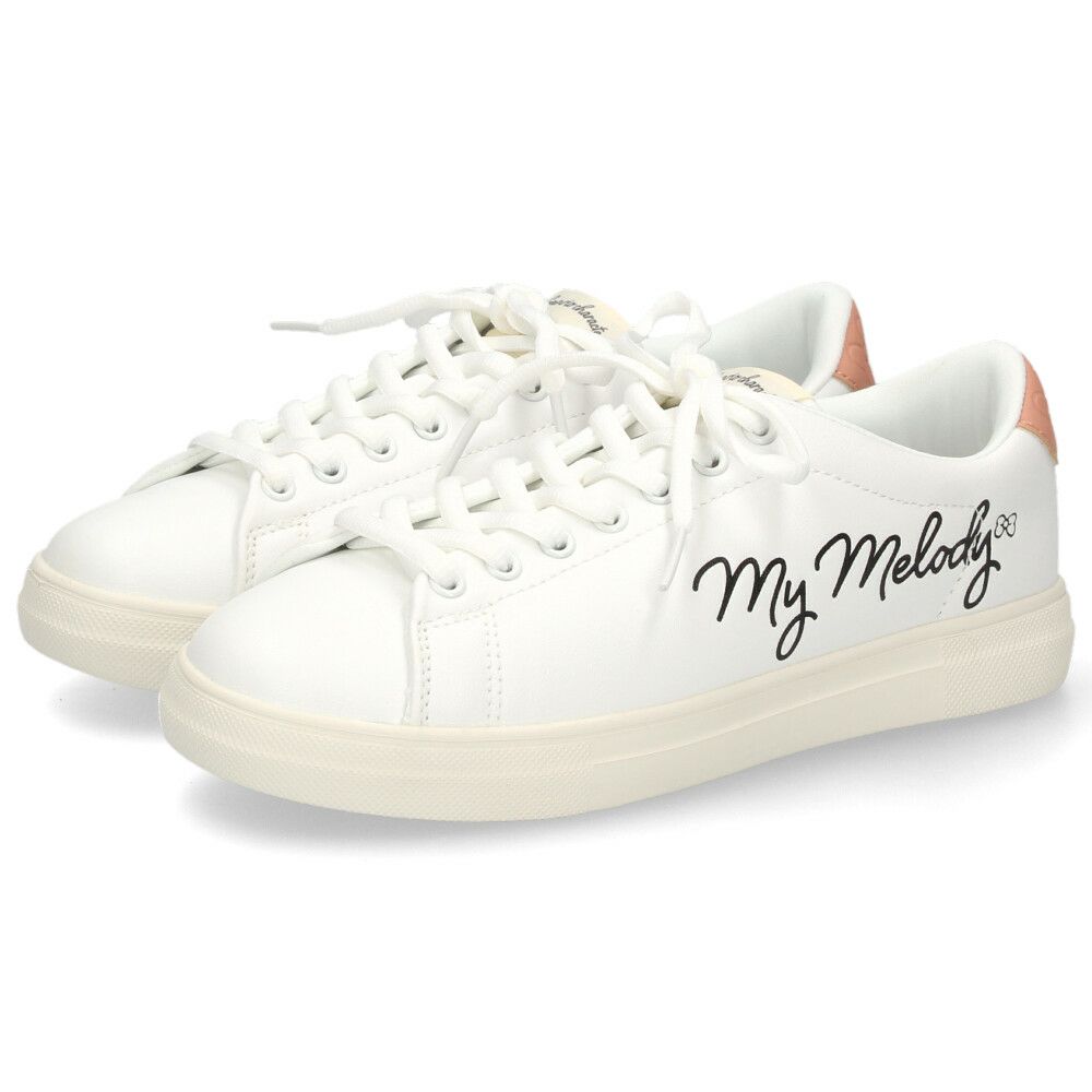 サンリオ スニーカー レディース 黒 白 軽量 ハローキティ マイメロディ シナモロール クロミ 通勤 通学 シューズ おしゃれ 靴 1501 サンリオキャラクターズ SANRIO CHARACTERS