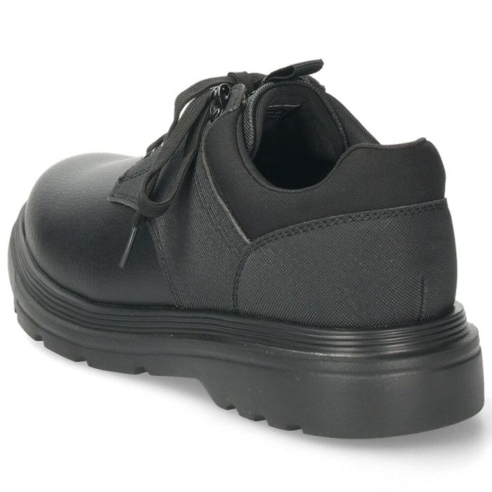 Lee メンズ カジュアルシューズ ビジネス ブラック 黒 スエード リー 靴  シンプル プレーントゥ デイリー ウォーキング 旅行 通勤 軽量 歩きやすい E86215 E86216 