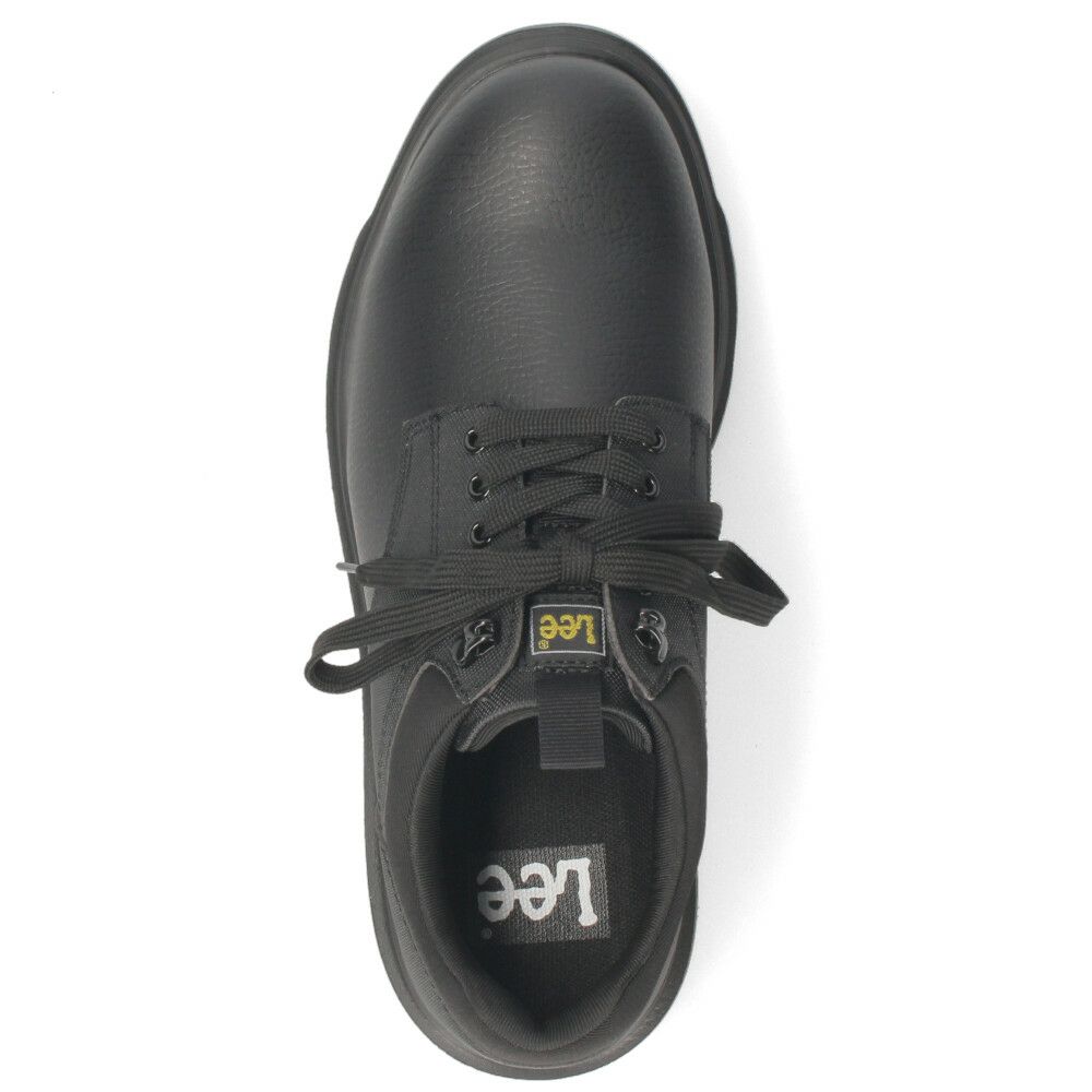 Lee メンズ カジュアルシューズ ビジネス ブラック 黒 スエード リー 靴  シンプル プレーントゥ デイリー ウォーキング 旅行 通勤 軽量 歩きやすい E86215 E86216 