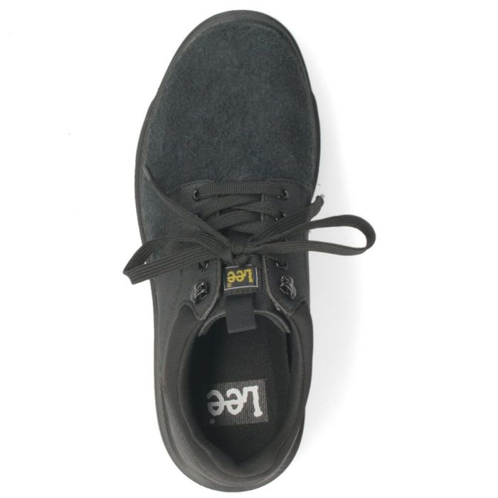 Lee メンズ カジュアルシューズ ビジネス ブラック 黒 スエード リー 靴  シンプル プレーントゥ デイリー ウォーキング 旅行 通勤 軽量 歩きやすい E86215 E86216 