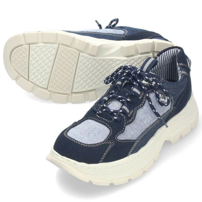 Lee スニーカー メンズ 靴 黒 ブラック 厚底 本革 レザー デニム 紐 歩きやすい カジュアル リー E86212