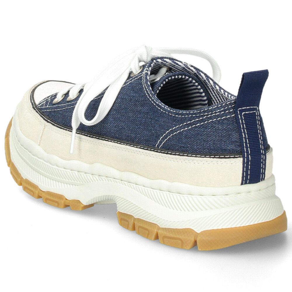 Lee スニーカー メンズ デニム 大人 厚底 カジュアル ボリュームソール 靴 紐靴 スエード カジュアルシューズ 黒 ブラック ネイビー リー E86217