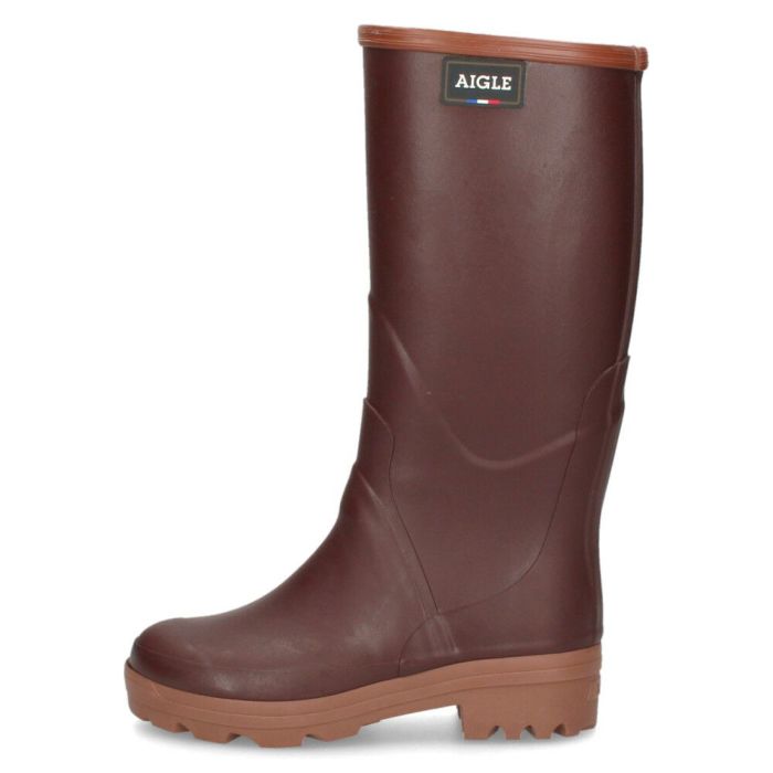AIGLE エーグルレディース レインブーツ ロングブーツ フランス ZZF3639 シャンボードプロ 2 CHAMBORD PRO L2 SUREAU  ラバーブーツ 天然ゴム 長靴 シュロ ブラウン
