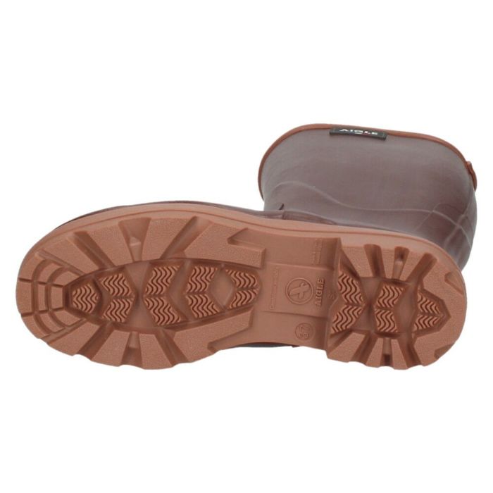 AIGLE エーグルレディース レインブーツ ロングブーツ フランス ZZF3639 シャンボードプロ 2 CHAMBORD PRO L2 SUREAU  ラバーブーツ 天然ゴム 長靴 シュロ ブラウン