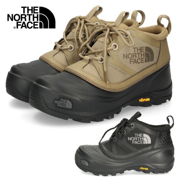 ノースフェイス ブーツ メンズ スノー ショット ロー ウォータープルーフ アークティックグリップ NF52583 CK KK THE NORTH FACE グリップ力 防水 保温性 2WAY ウィンターブーツ