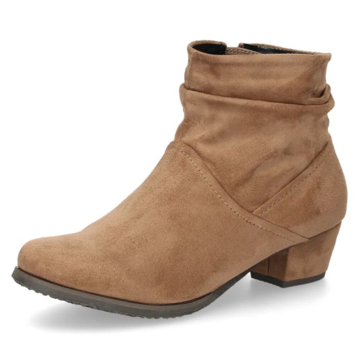 レディース ブーツ ショートブーツ 靴 防水 あったかい 吸湿発熱 ボア 防滑 サイドジッパー スエード 冬 黒 MUSE WINK 13171 ミューズウィンク