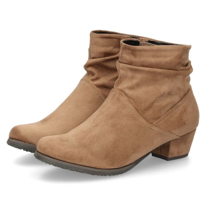 レディース ブーツ ショートブーツ 靴 防水 あったかい 吸湿発熱 ボア 防滑 サイドジッパー スエード 冬 黒 MUSE WINK 13171 ミューズウィンク