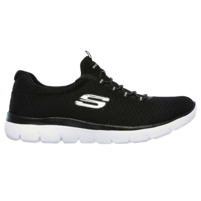 スケッチャーズ レディース スリッポン スニーカー 靴 サミッツ SKECHERS Summits 12980 軽量 ノーマル幅 ひもゴム メモリーフォームインソール