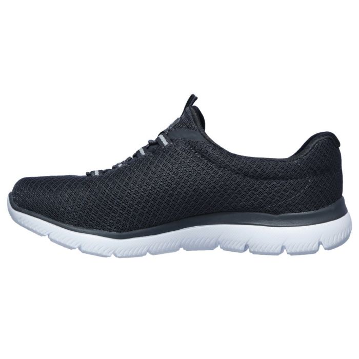 スケッチャーズ レディース スリッポン スニーカー 靴 サミッツ SKECHERS Summits 12980 軽量 ノーマル幅 ひもゴム メモリーフォームインソール