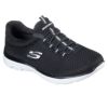 スケッチャーズ レディース スリッポン スニーカー 靴 サミッツ SKECHERS Summits 12980 軽量 ノーマル幅 ひもゴム メモリーフォームインソール
