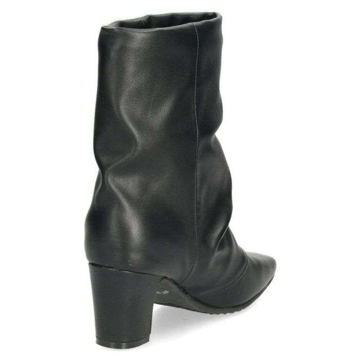 レディース ブーツ ミドルブーツ 靴 ルーズシルエット チャンキーヒール 冬 ブラック グレー あったか MUSE WINK 2517 ミューズウィンク