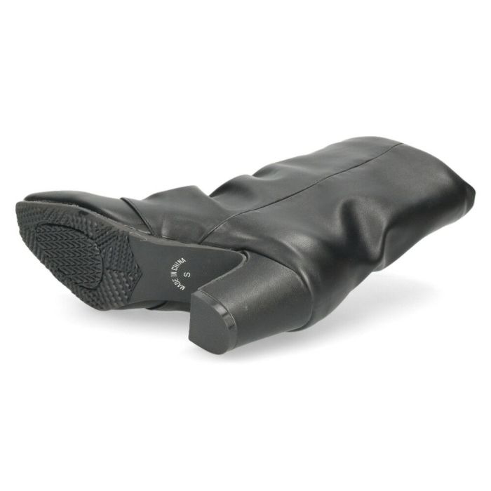 レディース ブーツ ミドルブーツ 靴 ルーズシルエット チャンキーヒール 冬 ブラック グレー あったか MUSE WINK 2517 ミューズウィンク