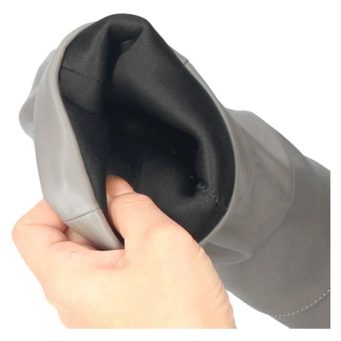 レディース ブーツ ミドルブーツ 靴 ルーズシルエット チャンキーヒール 冬 ブラック グレー あったか MUSE WINK 2517 ミューズウィンク