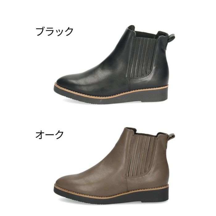 サイドゴアブーツ レディース ブーツ 靴 防水 3E 幅広 軽量 防滑 快適 ショートブーツ カジュアル 6972 maschietta マスチェッタ