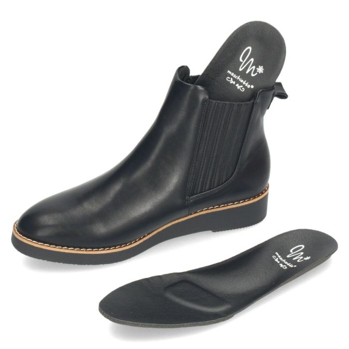 サイドゴアブーツ レディース ブーツ 靴 防水 3E 幅広 軽量 防滑 快適 ショートブーツ カジュアル 6972 maschietta マスチェッタ