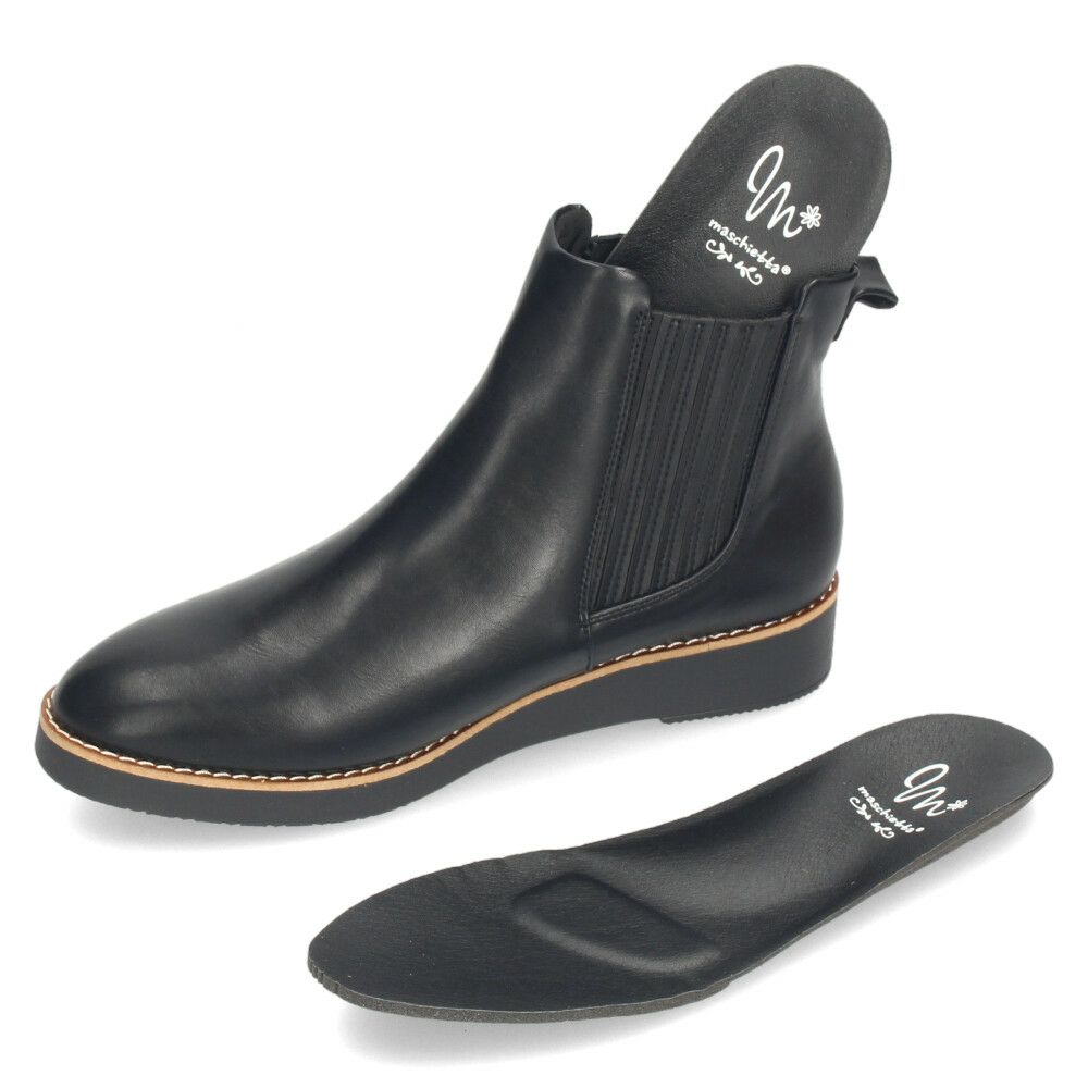 サイドゴアブーツ レディース ブーツ 靴 防水 3E 幅広 軽量 防滑 快適 ショートブーツ カジュアル 6972 maschietta マスチェッタ