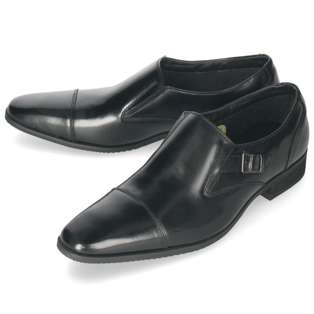 ビジネスシューズ メンズ 靴 本革 幅広 3E 紳士靴 ストレートチップ ビットローファー ヴァンプ ブラック 黒  ユーピーレノマ U.P renoma 8501 8502 8503