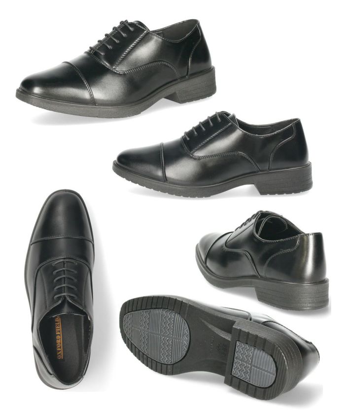 ビジネスシューズ メンズ 靴 歩きやすい 3E 軽量 防滑 疲れにくい 紳士靴 プレーントゥ ストレートチップ ビット ローファー ブラック 黒  OXFORD FIELD 1140 1141 1142 1143