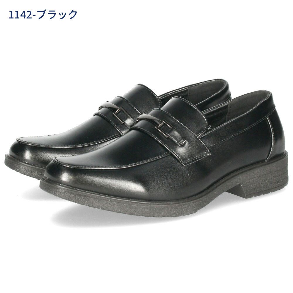 ビジネスシューズ メンズ 靴 歩きやすい 3E 軽量 防滑 疲れにくい 紳士靴 プレーントゥ ストレートチップ ビット ローファー ブラック 黒  OXFORD FIELD 1140 1141 1142 1143