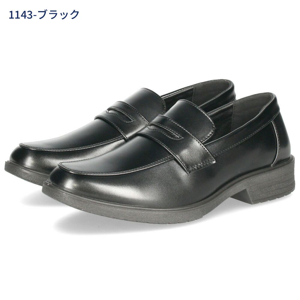 ビジネスシューズ メンズ 靴 歩きやすい 3E 軽量 防滑 疲れにくい 紳士靴 プレーントゥ ストレートチップ ビット ローファー ブラック 黒  OXFORD FIELD 1140 1141 1142 1143