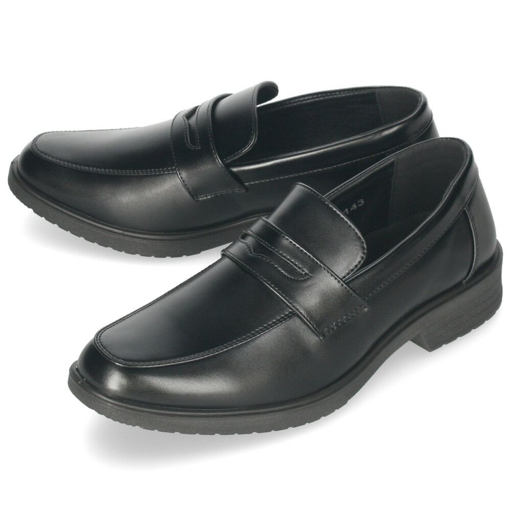 ビジネスシューズ メンズ 靴 歩きやすい 3E 軽量 防滑 疲れにくい 紳士靴 プレーントゥ ストレートチップ ビット ローファー ブラック 黒  OXFORD FIELD 1140 1141 1142 1143