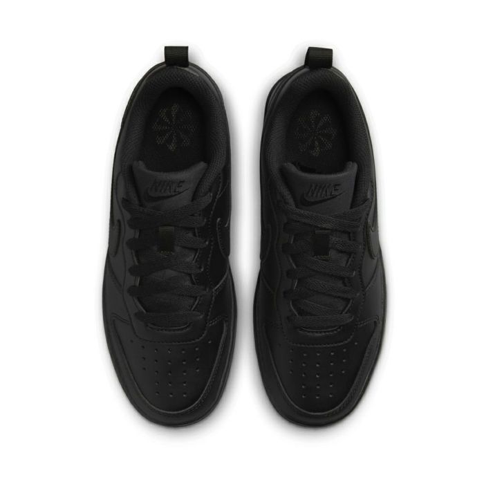ナイキ NKE キッズ スニーカー コート ボロー LOW リクラフト GS DV5456 002 ローカット ブラック 黒 靴 子ども 男の子 女の子 レディース 運動靴 通学 普段履き コートタイプ 靴