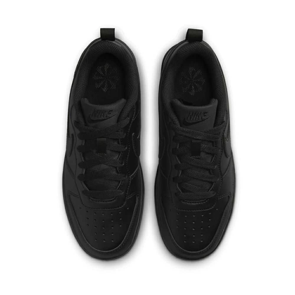 ナイキ NKE キッズ スニーカー コート ボロー LOW リクラフト GS DV5456 002 ローカット ブラック 黒 靴 子ども 男の子 女の子 レディース 運動靴 通学 普段履き コートタイプ 靴