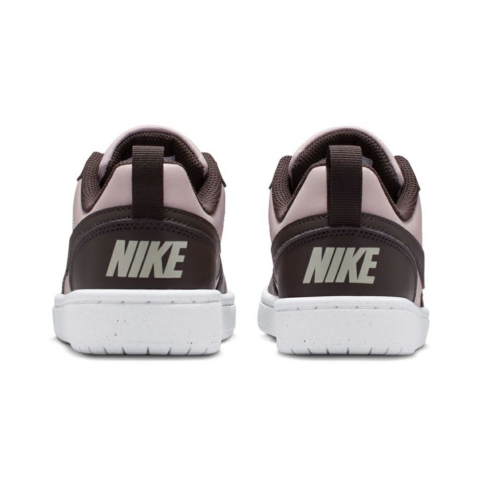 ナイキ NKE キッズ スニーカー コート ボロー LOW リクラフト GS DV5456 601 ローカット ホワイト ブラック 靴 子ども 女の子 レディース 運動靴 通学 普段履き コートタイプ 靴