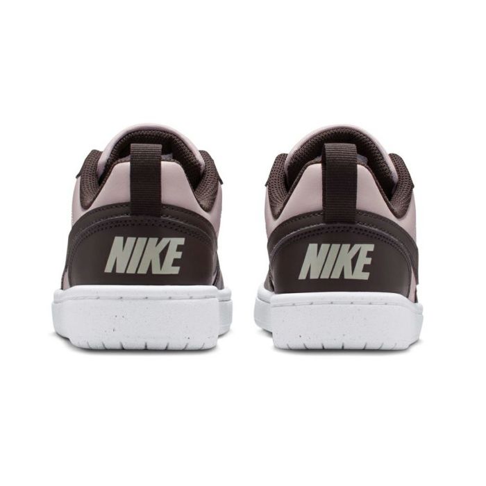 ナイキ NKE キッズ スニーカー コート ボロー LOW リクラフト GS DV5456 601 ローカット ホワイト ブラック 靴 子ども 女の子 レディース 運動靴 通学 普段履き コートタイプ 靴