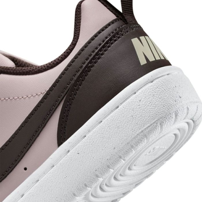 ナイキ NKE キッズ スニーカー コート ボロー LOW リクラフト GS DV5456 601 ローカット ホワイト ブラック 靴 子ども 女の子 レディース 運動靴 通学 普段履き コートタイプ 靴