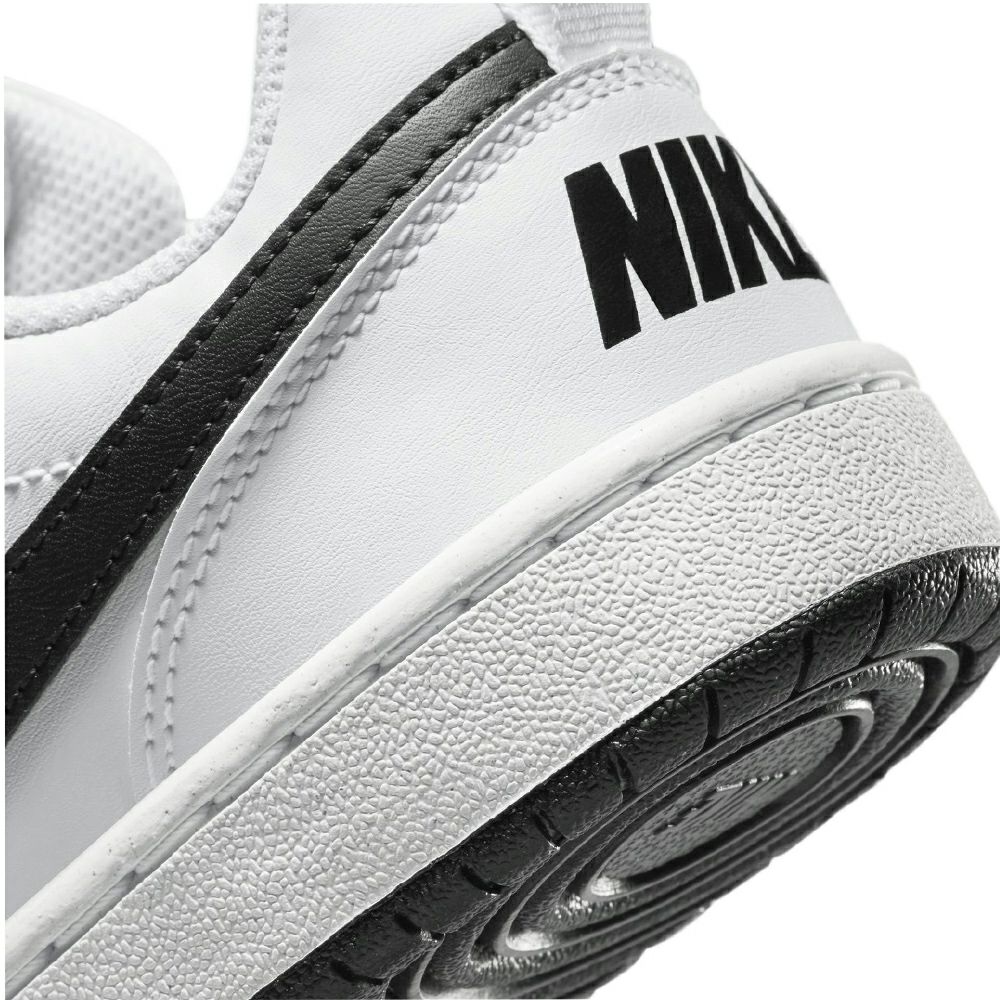 ナイキ NKE キッズ スニーカー コート ボロー LOW リクラフト GS DV5456 104 ローカット ホワイト ブラック 靴 子ども 男の子 女の子 レディース 運動靴 通学 普段履き コートタイプ 靴