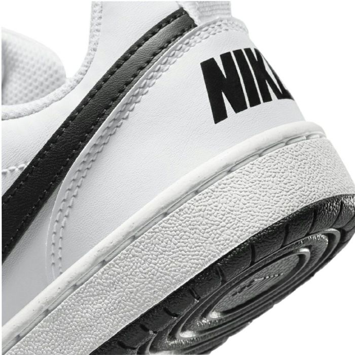 ナイキ NKE キッズ スニーカー コート ボロー LOW リクラフト GS DV5456 104 ローカット ホワイト ブラック 靴 子ども 男の子 女の子 レディース 運動靴 通学 普段履き コートタイプ 靴