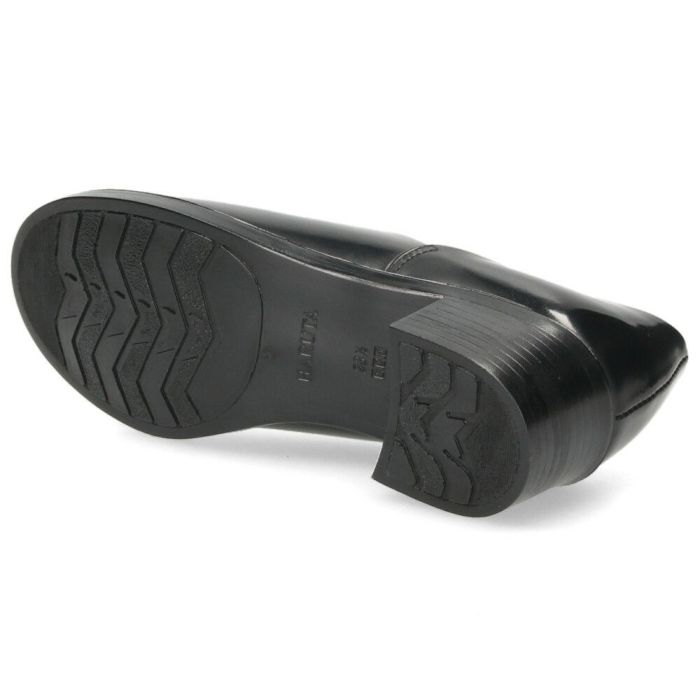 ヒールアップスポックシューズ レディース ハルタ HARUTA 476 靴 革靴 黒 クロ ブラック 3E スポックシューズ 太ヒール スタイルアップ 日本製