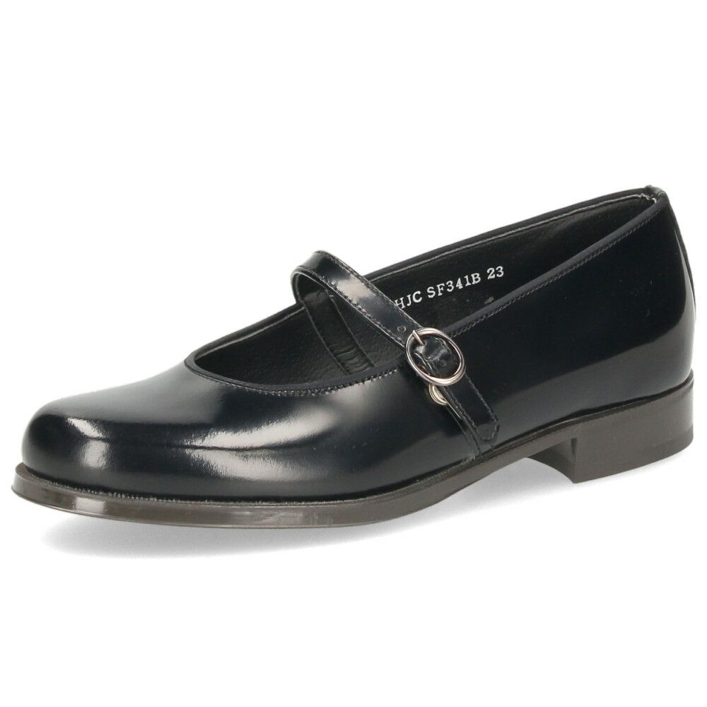 HARUTA ハルタ ワンストラップシューズ 靴 レディース パンプス ストラップ 太ヒール 歩きやすい 本革 日本製 黒 茶 ブラック ダークブラウン SF341B