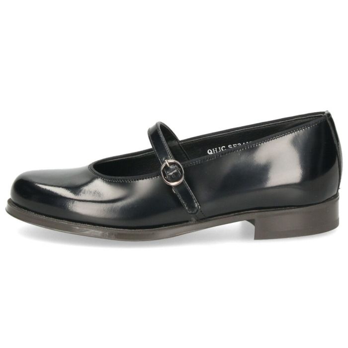 HARUTA ハルタ ワンストラップシューズ 靴 レディース パンプス ストラップ 太ヒール 歩きやすい 本革 日本製 黒 茶 ブラック ダークブラウン SF341B