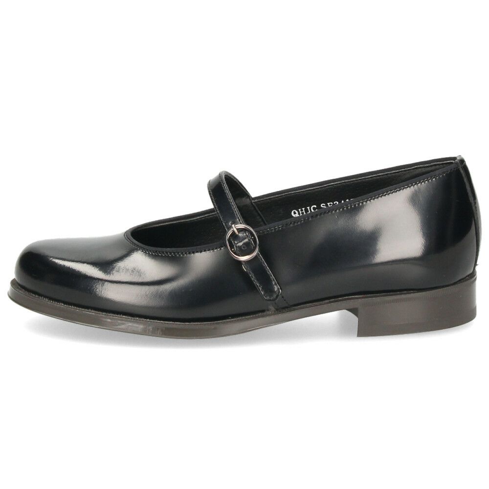 HARUTA ハルタ ワンストラップシューズ 靴 レディース パンプス ストラップ 太ヒール 歩きやすい 本革 日本製 黒 茶 ブラック ダークブラウン SF341B